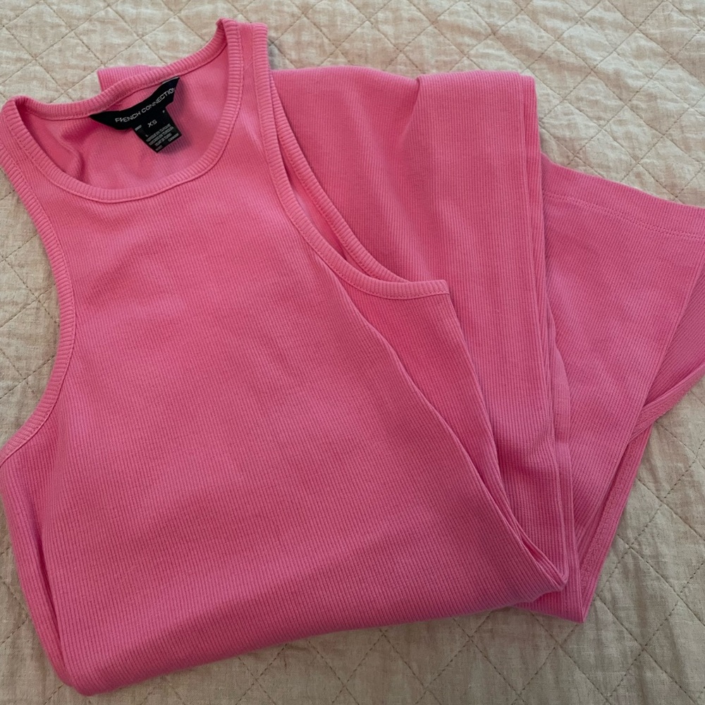 French Connection ribbed dress
